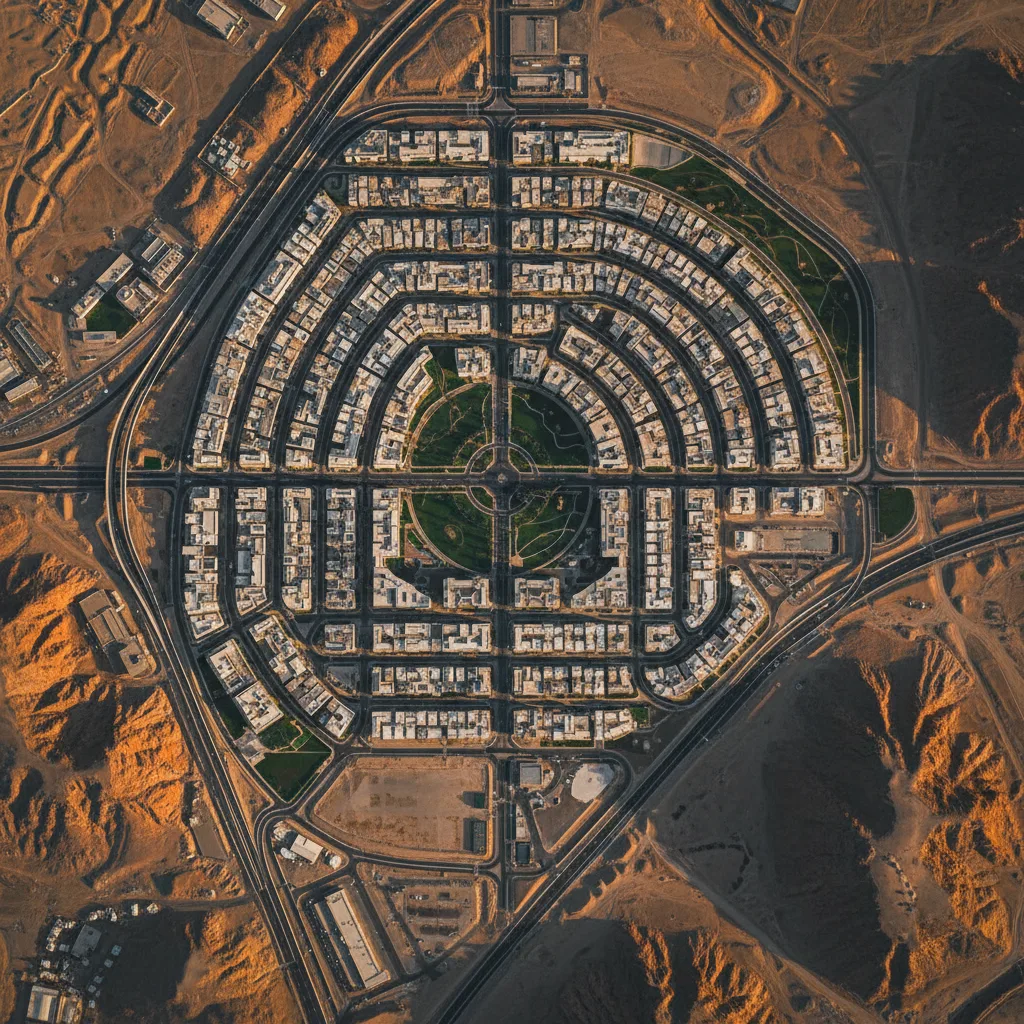 Vision 2030 planned city development under construction