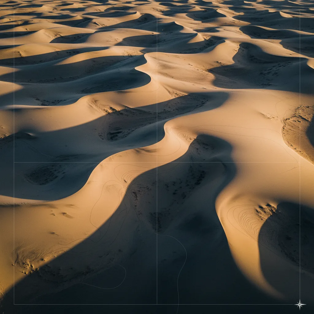Sand dune topography captured by drone LiDAR
